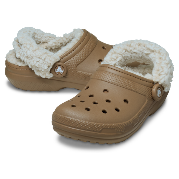 Crocs Classic Fleece Lined Clogs - Men's - Sepia - Image 5