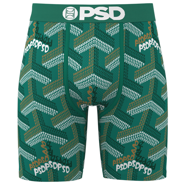 PSD Graphic Briefs - Men's - White/Green