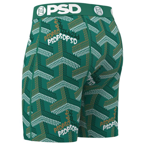 PSD Graphic Briefs - Men's - White/Green - Image 4