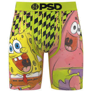 PSD SB Drip Squad Briefs - Men's - Yellow/Black/Pink