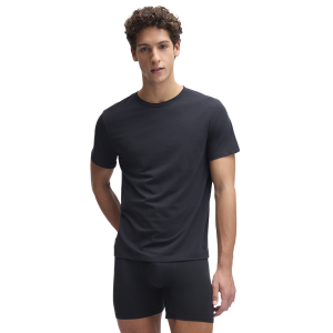 Under Armour Performance Cotton Crew Neck 2PK - Men's - Black/Black/Black