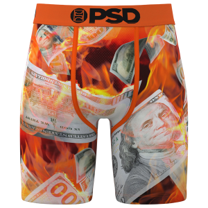 PSD Graphic Briefs - Men's - Orange/Black