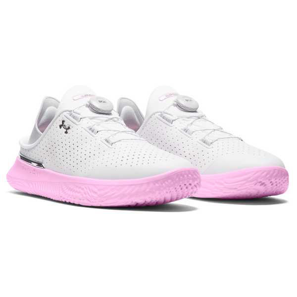 Under Armour Slipspeed Trainer - Men's - White/Stellar Pink/Metallic Silver - Image 5