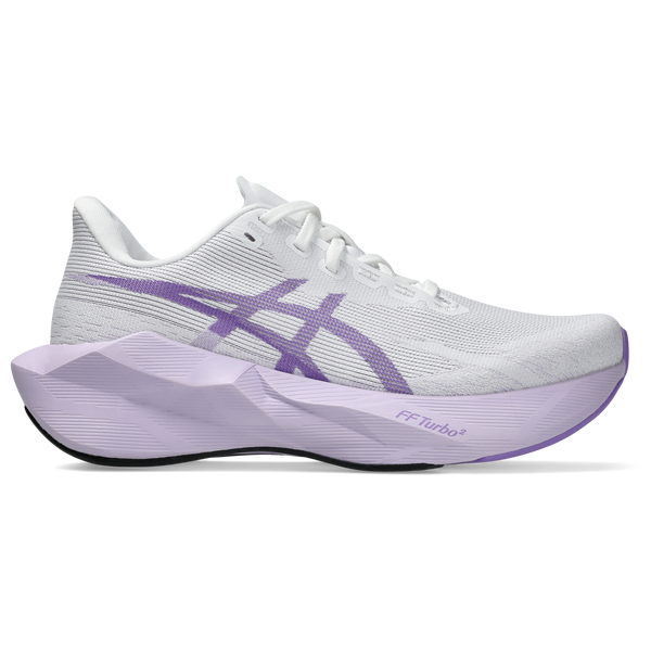 ASICS® Novablast 6 - Women's - White/Murasaki