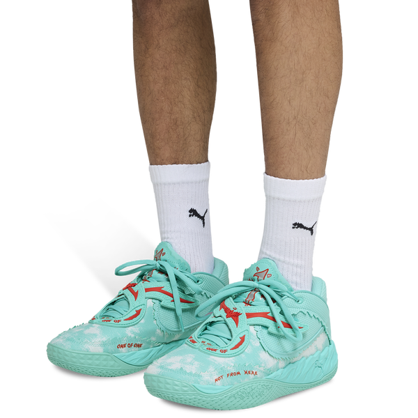 PUMA MB 05 World - Men's - Teal/Red - Image 8