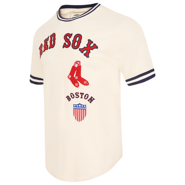 Pro Standard RED SOX RETRO CLASSIC DK TEE - Men's - Eggshell/Midnight Navy - Image 3