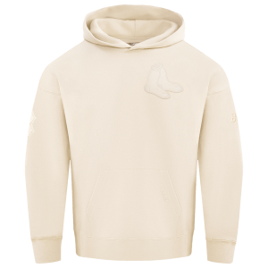 Pro Standard RED SOX NEUTRAL DROP SHOULDER FLC PO HOODIE - Men's - Eggshell
