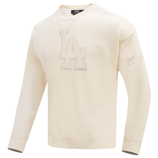 Pro Standard LOS ANGELES DODGERS SWEATSHIRT - Men's - Eggshell - Image 3