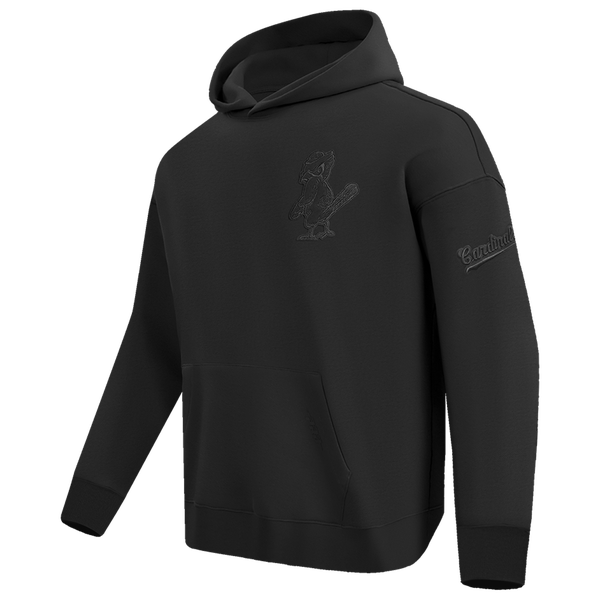 Pro Standard CARDINALS RETRO NEUTRAL DROP SHOULDER HOODIE - Men's - Black - Image 3