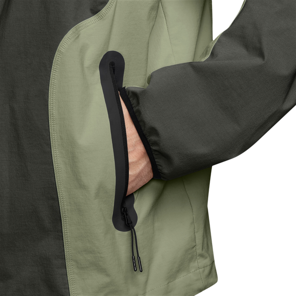 Nike Tech Woven Pro Full-Zip Jacket - Men's - Olive/Black - Image 3