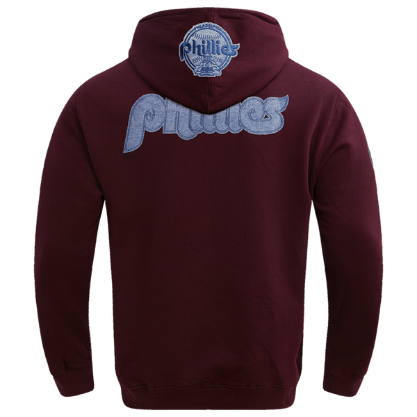 Pro Standard Phillies Pullover Hoodie - Men's - Wine - Image 2