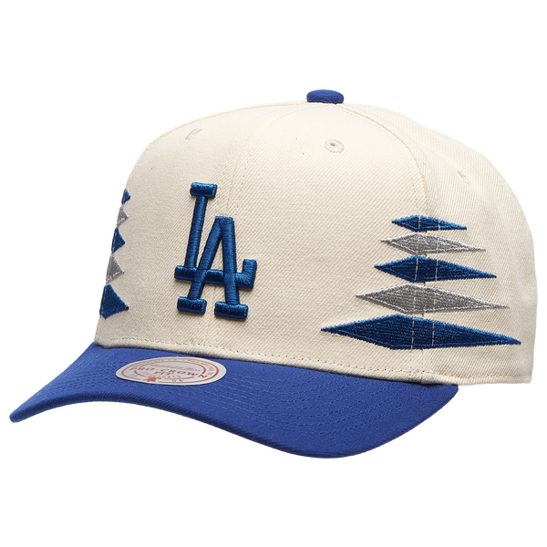 Mitchell & Ness Dodgers Diamond Pro Pinch Cap - Adult - Blue/White