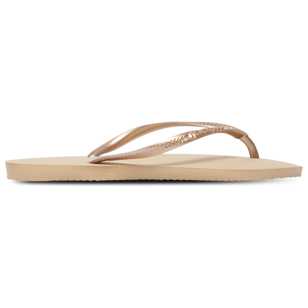 Havaianas Slim Sandals - Women's - Sand Grey/Light Gold - Image 2