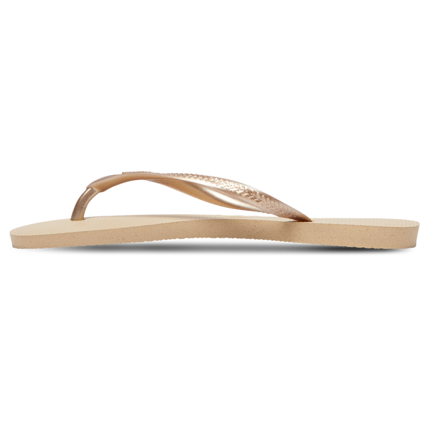 Havaianas Slim Sandals - Women's - Sand Grey/Light Gold - Image 3