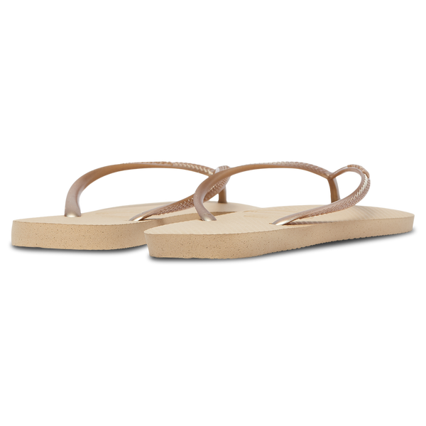 Havaianas Slim Sandals - Women's - Sand Grey/Light Gold - Image 4