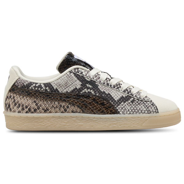 PUMA Suede Snake - Women's - Frosted Ivory/Black