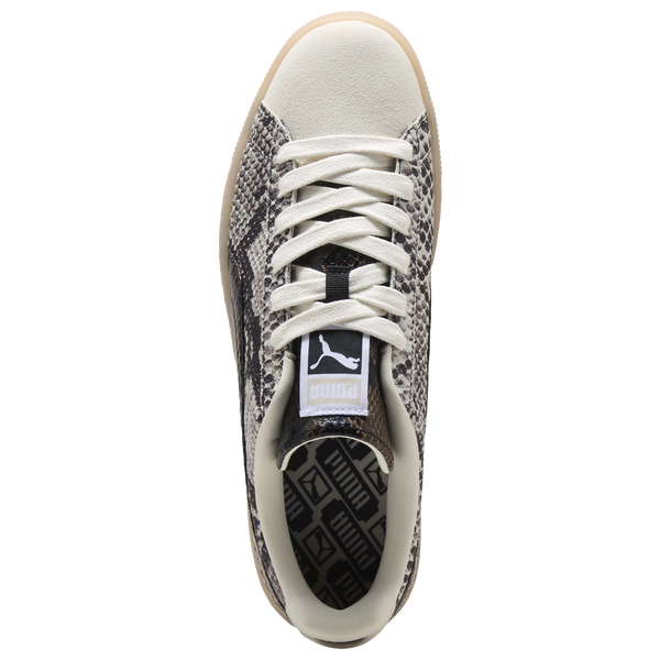 PUMA Suede Snake - Women's - Frosted Ivory/Black - Image 4