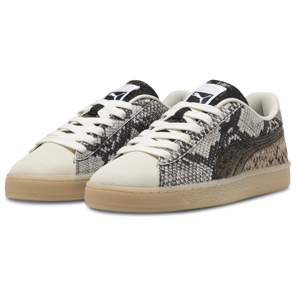 PUMA Suede Snake - Women's - Frosted Ivory/Black - Image 6