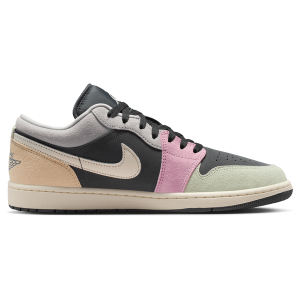 Jordan Air Jordan 1 Low SE - Men's - Grey/Pink/Green