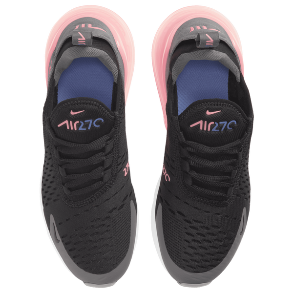 Nike Air Max 270 - Boys' Grade School - Black/Metallic Silver/Smoke Grey - Image 4