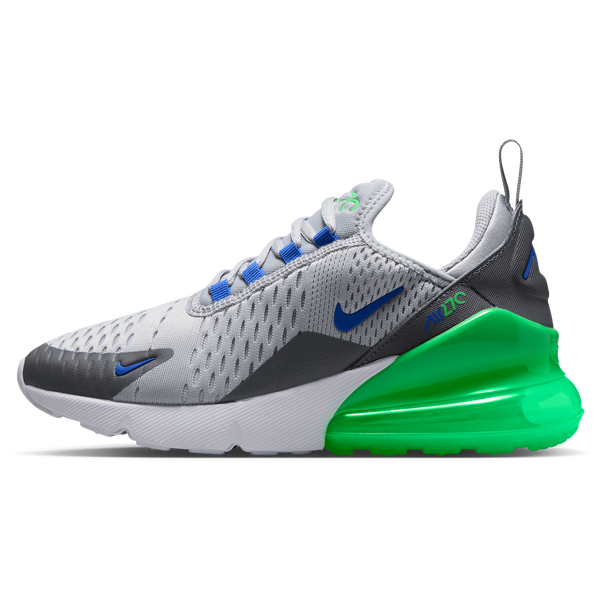 Nike Air Max 270 - Boys' Grade School - Gray/Green/White - Image 2