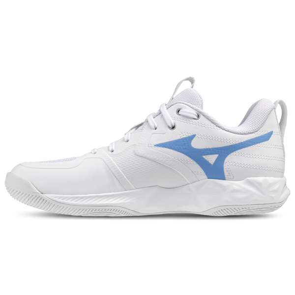 Mizuno Wave Momentum Pro - Women's - White/Baby Blue - Image 2