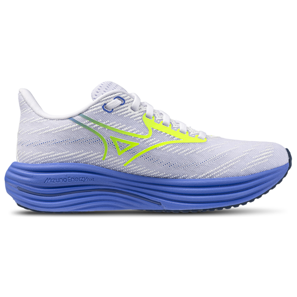Mizuno Wave Rider 29 Wide - Women's - White/Lightning Yellow - Image 2