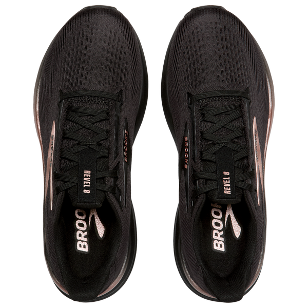 Brooks Revel 8 - Women's - Rose Gold/Black/Black - Image 4
