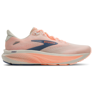 Brooks Ghost 18 - Women's - White/Cyber Peach/Gray