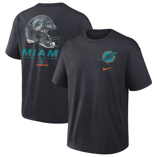Nike Dolphins Rival Short Sleeve T-Shirt - Men's - Black
