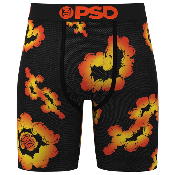 PSD Cloud Flares Underwear - Men's - Black/Orange