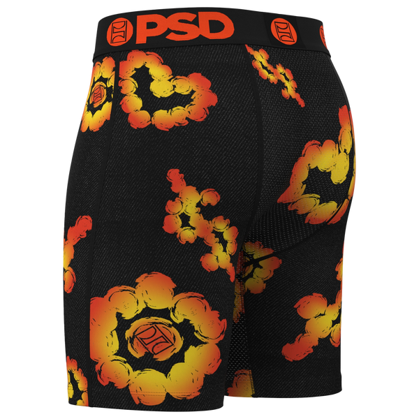 PSD Cloud Flares Underwear - Men's - Black/Orange - Image 4