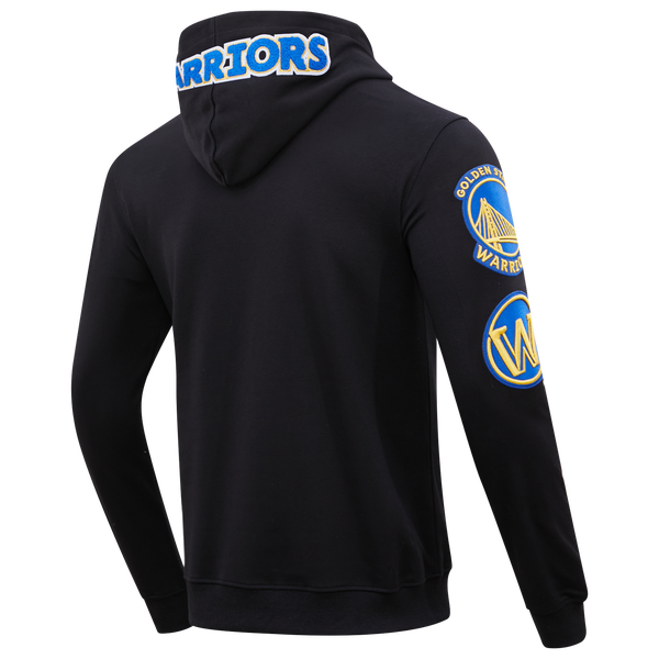 Pro Standard Warriors Pullover Hoodie - Men's - Black - Image 4