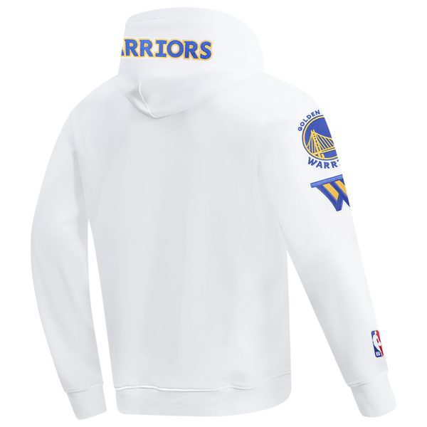 Pro Standard Warriors Pullover Hoodie - Men's - White - Image 4