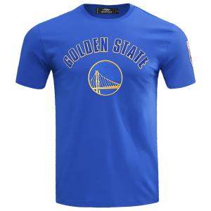 Pro Standard WARRIORS CLASSIC BRISTLE SJ TEE - Men's - Royal Blue