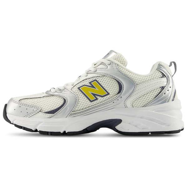 New Balance 530 - Women's - Silver Metallic/Sea Salt/Yellow - Image 2
