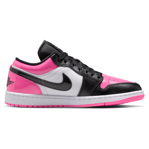 Jordan AJ 1 Low - Women's - Black/White/Pinksicle
