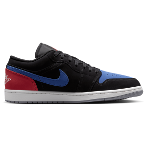 Jordan AJ 1 Low - Men's - Black/True Blue/Summit White
