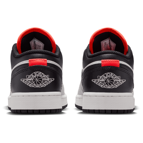 Jordan AJ 1 Low - Boys' Grade School - Black/Black/Summit White - Image 3