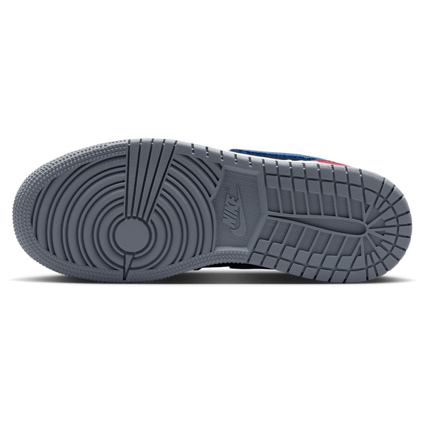 Jordan AJ 1 Low - Boys' Grade School - Black/Summit White/True Blue - Image 5