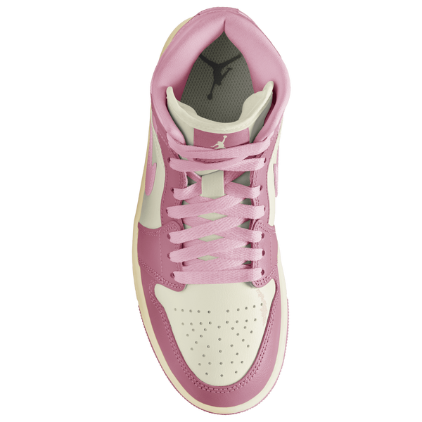 Jordan AJ 1 Mid - Women's - Pink/White - Image 3