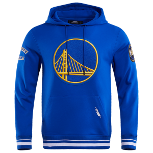 Pro Standard Warriors Pullover Hoodie - Men's - Royal Blue