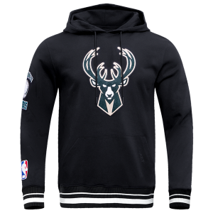 Pro Standard BUCKS RETRO CLASSIC FLC PO HOODIE - Men's - Black