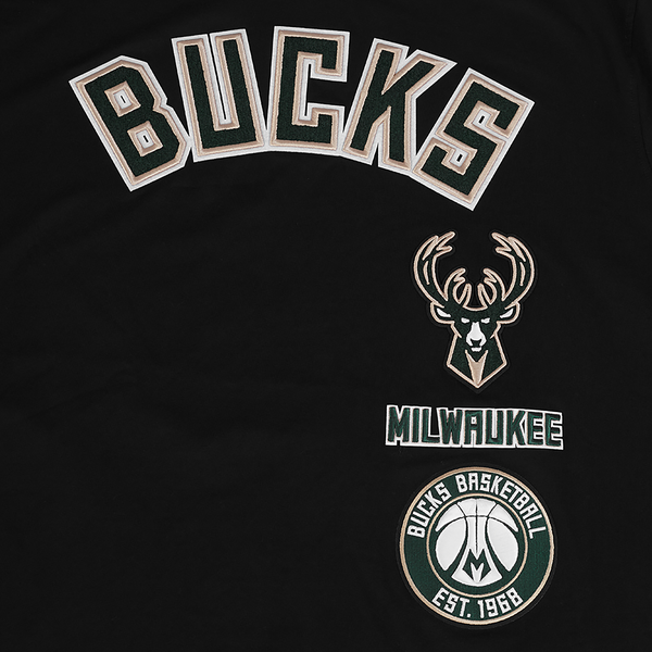 Pro Standard BUCKS RETRO CLASSIC SJ STRIPED TEE - Men's - Black - Image 5