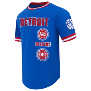 Pro Standard DETROIT PISTONS TEE - Men's - Royal Blue