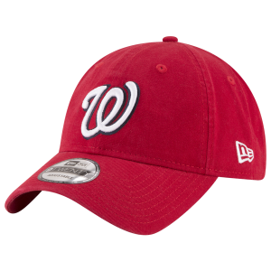 New Era Nationals Game Cap - Men's - White/Red