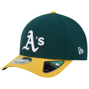 New Era Athletics Player Replica 9FORTY Cap - Men's - Green/Yellow