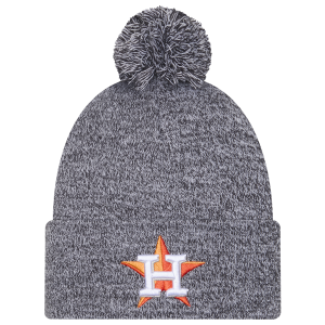 New Era Astros Marl Pom Knit - Adult - Navy