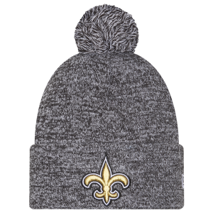 New Era Saints Marl Pom Knit - Adult - Black