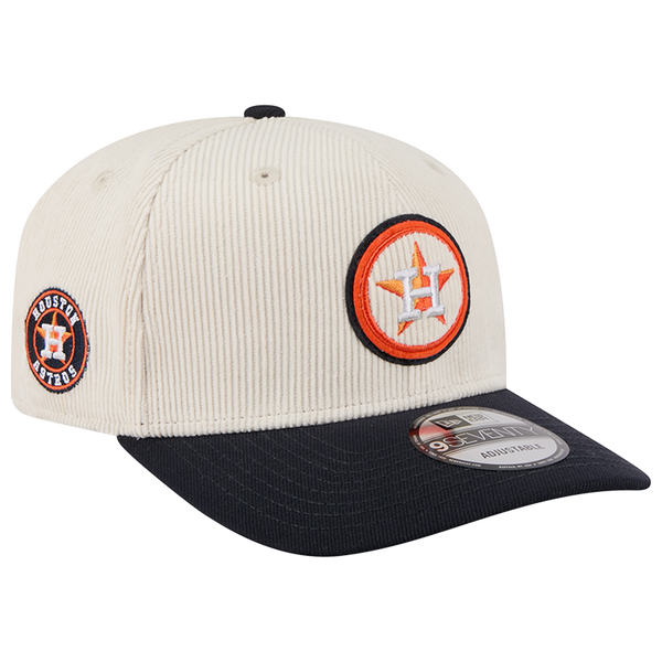 New Era Astros 9Seventy Cord Loyal Cap - Adult - White/Navy - Image 3